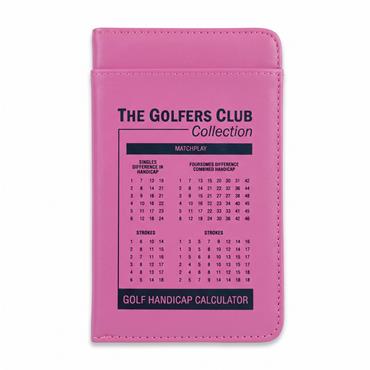 Golfers Club Collection Scorecard Holder CH01  Pink